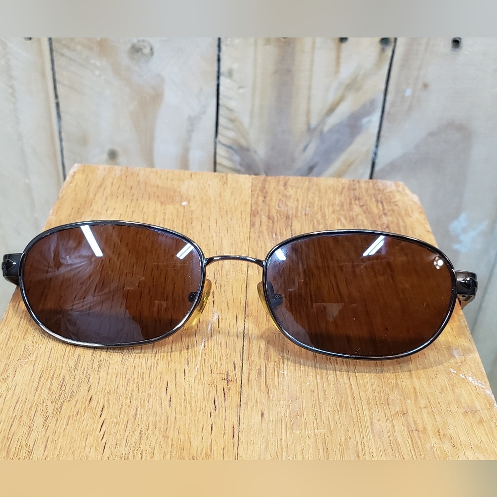 Persol Sunglasses with Brown Lenses and Black Frame